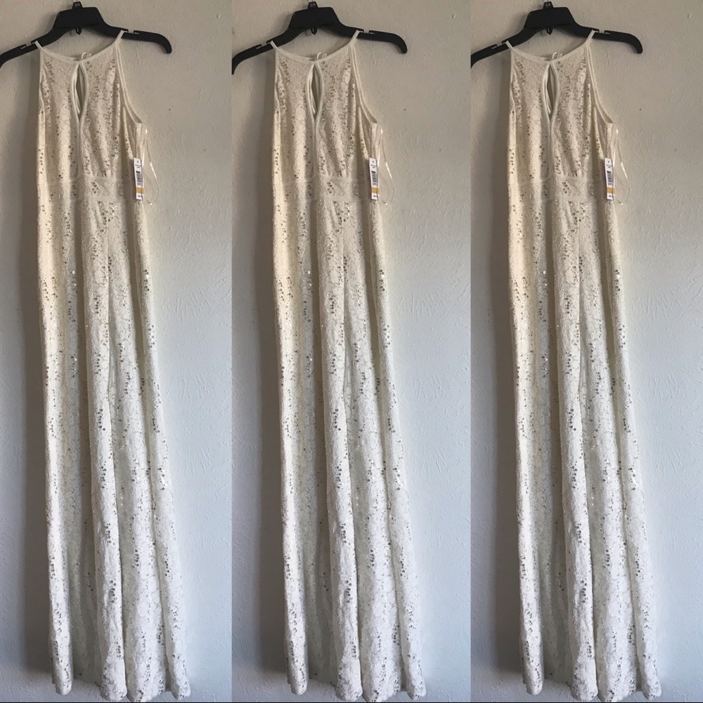 Sequin Embellished overlay Maxi Dress